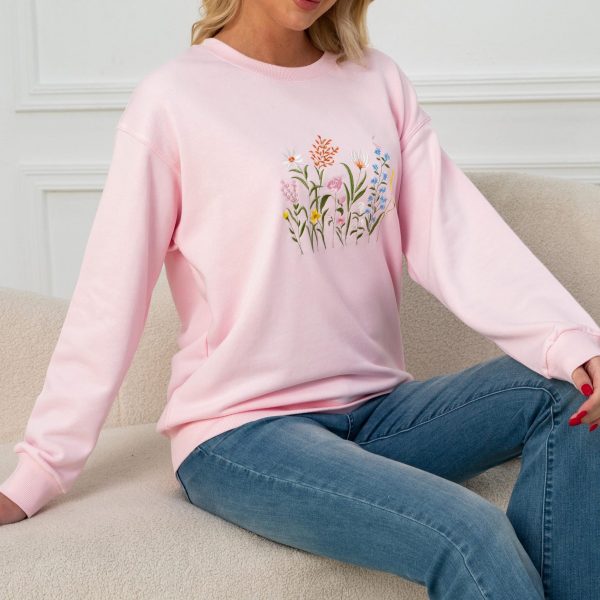 Wildflower Botany Oversized Embroidered Sweatshirt - Image 3