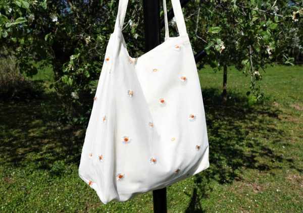 Personalized Tote Bag with Zipper