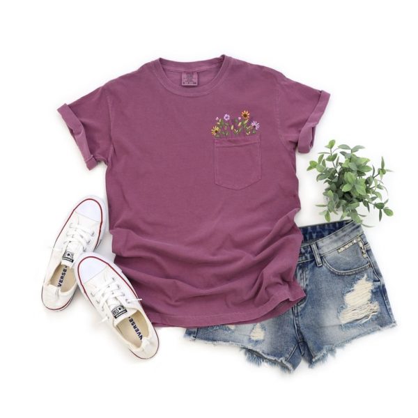 Embroidered Flower Shirt - Image 3