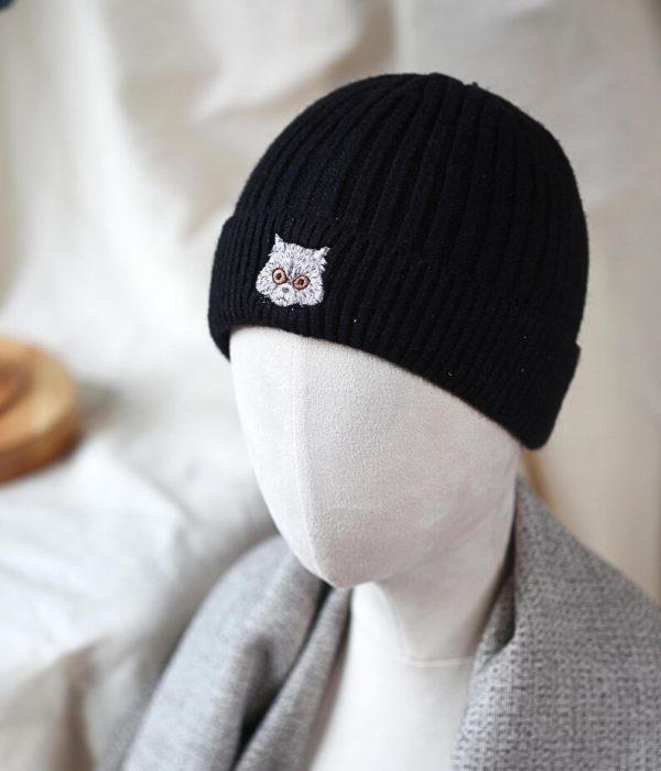 Embroidered Pet Portrait Beanie - Image 3