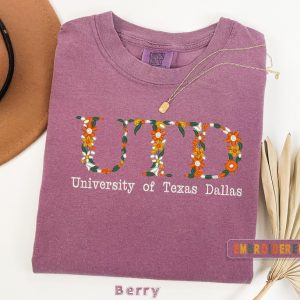 Embroidered Floral Graduation Tee