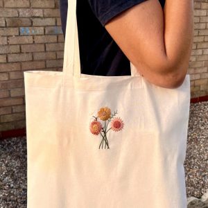 Vintage Floral Hand Embroidered Design